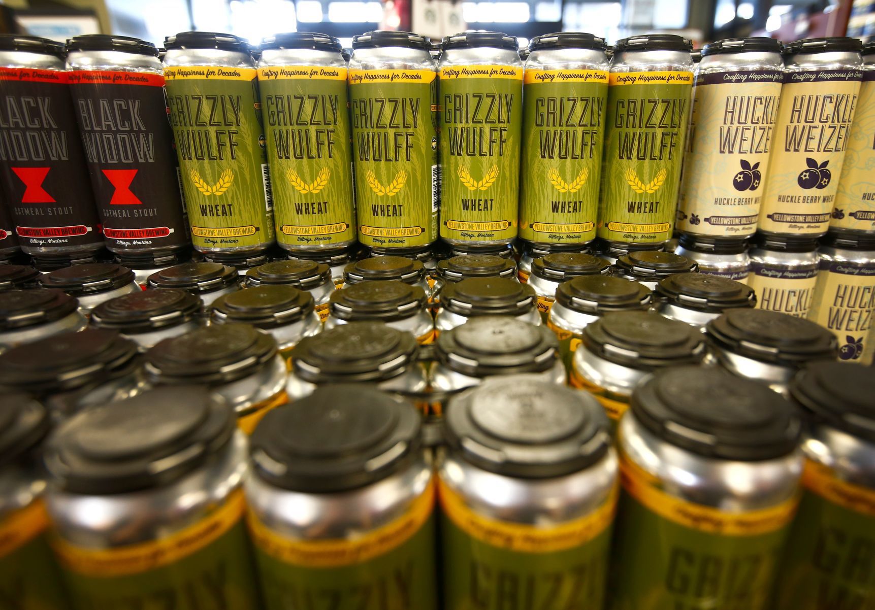 Yellowstone Valley Brewing cans